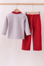 Load image into Gallery viewer, Premium Maroon Alabama elephant embroidery pants set