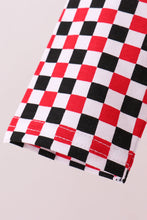 Load image into Gallery viewer, Checkered Georgia dog embroidery top