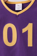 Load image into Gallery viewer, Premium Purple LSU 01 applique top