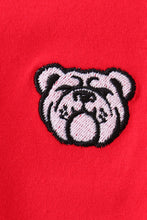 Load image into Gallery viewer, Premium Red Georgia bulldog embroidery cardigan