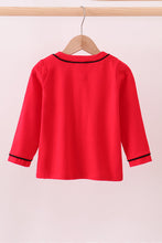 Load image into Gallery viewer, Premium Red Georgia bulldog embroidery cardigan