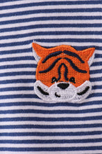 Load image into Gallery viewer, Premium Blue Auburn stripe tiger top