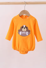 Load image into Gallery viewer, Premium Orange Tennessee puppy football applique bubble