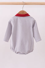 Load image into Gallery viewer, Premium Maroon Alabama elephant embroidery stripe bubble