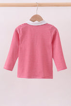 Load image into Gallery viewer, Premium Red Tennessee stripe elephant embroidery button down shirt