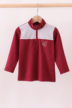 Load image into Gallery viewer, Premium Maroon Mississippi embroidery top