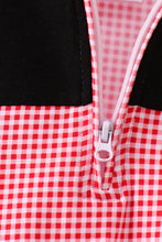 Load image into Gallery viewer, Premium red Georgia embroidery ruffle top