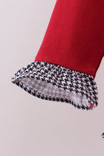 Load image into Gallery viewer, Premium Maroon Alabama embroidery ruffle top