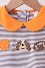 Load image into Gallery viewer, Premium Orange Tennessee stripe football embroidery skorts set