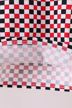 Load image into Gallery viewer, Checkered Georgia half zipper pullover top