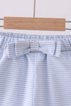 Load image into Gallery viewer, Premium Blue&white stripe bow shorts