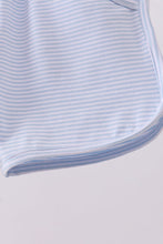 Load image into Gallery viewer, Premium Blue&white stripe bow shorts