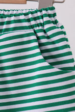 Load image into Gallery viewer, Premium Green&white stripe shorts