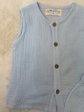Load image into Gallery viewer, Premium Sky muslin boy shorts set