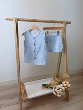 Load image into Gallery viewer, Premium Sky muslin boy shorts set