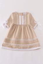 Load image into Gallery viewer, Premium Sand lace ruffle dress