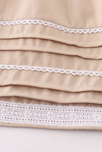 Load image into Gallery viewer, Premium Sand lace ruffle dress