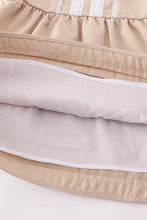 Load image into Gallery viewer, Premium Sand lace ruffle dress