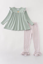 Load image into Gallery viewer, Premium Green turkey embroidery girl set