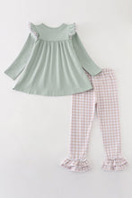 Load image into Gallery viewer, Premium Green turkey embroidery girl set