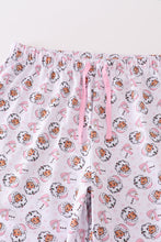 Load image into Gallery viewer, Premium pink christmas santa claus print women pajama pants