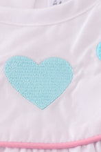 Load image into Gallery viewer, Premium white valentine heart embroidery dress