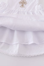 Load image into Gallery viewer, Premium cross embroidery romper