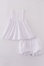 Load image into Gallery viewer, Premium cross embroidery romper