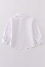 Load image into Gallery viewer, Premium cross embroidery button down long sleeve shirt