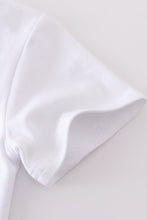 Load image into Gallery viewer, Premium White cross embroidery top