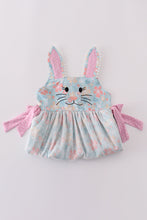 Load image into Gallery viewer, Premium green bunny bow floral dress