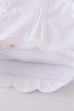 Load image into Gallery viewer, Premium white floral embroidery set