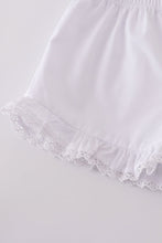 Load image into Gallery viewer, Premium white floral embroidery set