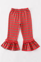Load image into Gallery viewer, Platinum Red stripe ruffle pants