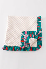 Load image into Gallery viewer, Platinum Pink plaid ruffle soft knitted blanket