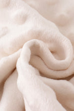 Load image into Gallery viewer, Platinum Pink plaid ruffle soft knitted blanket