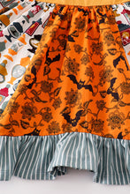 Load image into Gallery viewer, Platinum Yellow halloween twirl dress