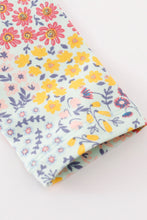 Load image into Gallery viewer, Platinum Blue floral print ruffle dress