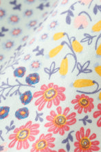 Load image into Gallery viewer, Platinum Blue floral print ruffle dress