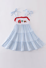 Load image into Gallery viewer, Farm Embroidered Tired Dress