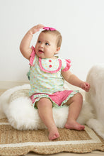 Load image into Gallery viewer, Platinum star print ruffle girl set