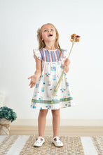 Load image into Gallery viewer, Platinum balcony ruffle dress