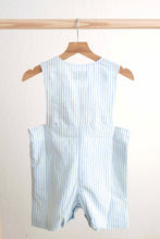 Load image into Gallery viewer, Blue easter bunny hand-smocked boy jonjon