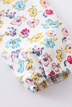 Load image into Gallery viewer, Platinum floral print ruffle dress