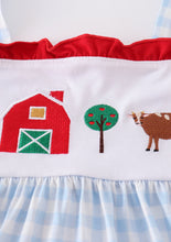 Load image into Gallery viewer, Farm Embroidered Tired Dress