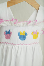 Load image into Gallery viewer, White character ruffle bubble