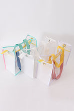 Load image into Gallery viewer, White clear waterproof beach travel bag