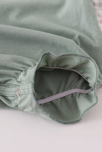 Load image into Gallery viewer, Sage turkey french knot ruffle bubble