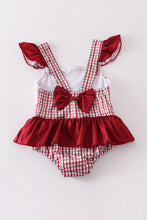 Load image into Gallery viewer, Alabama elephant embroidery girl one-piece swimsuit