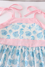 Load image into Gallery viewer, Marine creature print woman dress